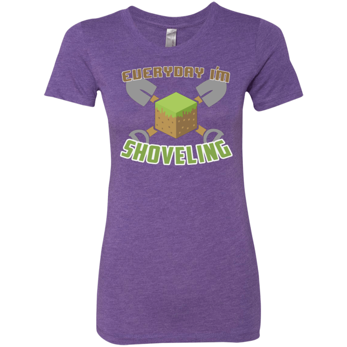 T-Shirts Purple Rush / Small Everyday Shoveling Women's Triblend T-Shirt