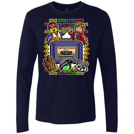 T-Shirts Midnight Navy / Small Everything is awesome mix Men's Premium Long Sleeve