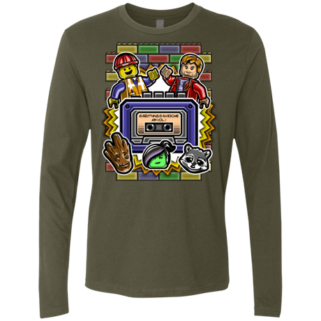 T-Shirts Military Green / Small Everything is awesome mix Men's Premium Long Sleeve