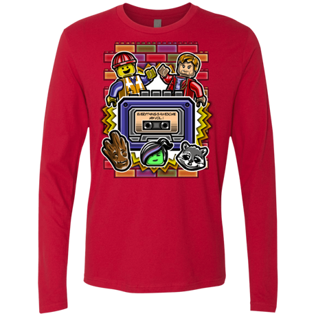 T-Shirts Red / Small Everything is awesome mix Men's Premium Long Sleeve