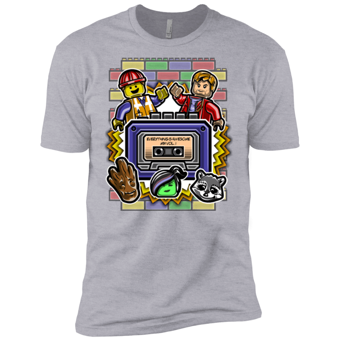 T-Shirts Heather Grey / X-Small Everything is awesome mix Men's Premium T-Shirt