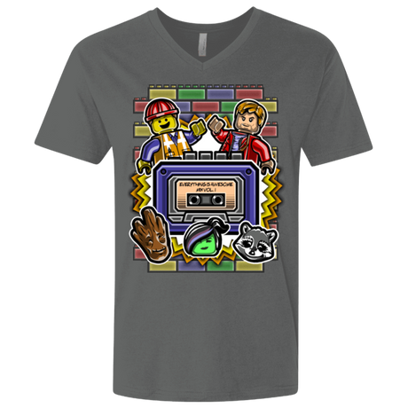 T-Shirts Heavy Metal / X-Small Everything is awesome mix Men's Premium V-Neck