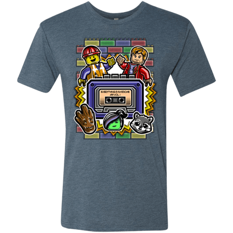 T-Shirts Indigo / Small Everything is awesome mix Men's Triblend T-Shirt