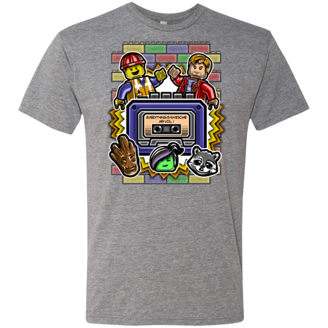 T-Shirts Premium Heather / Small Everything is awesome mix Men's Triblend T-Shirt