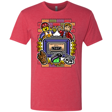 T-Shirts Vintage Red / Small Everything is awesome mix Men's Triblend T-Shirt