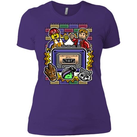T-Shirts Purple / X-Small Everything is awesome mix Women's Premium T-Shirt