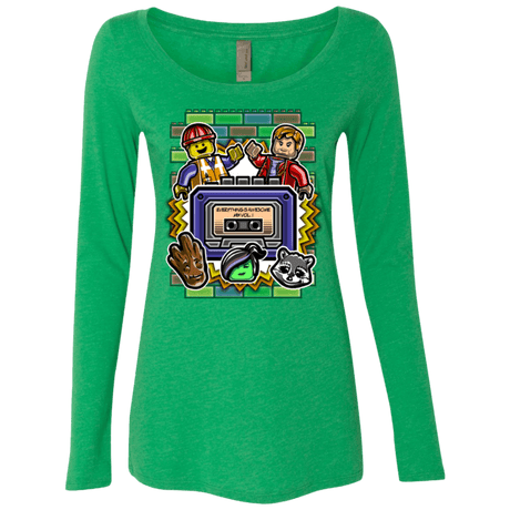 T-Shirts Envy / Small Everything is awesome mix Women's Triblend Long Sleeve Shirt