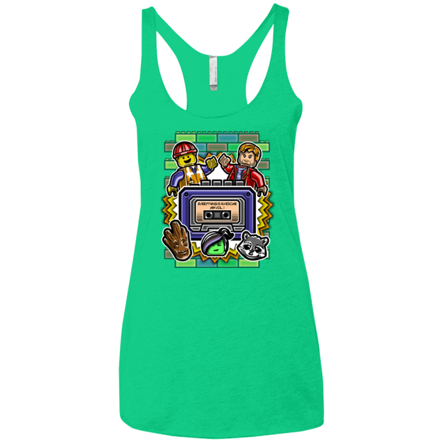 T-Shirts Envy / X-Small Everything is awesome mix Women's Triblend Racerback Tank