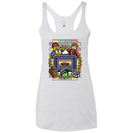 T-Shirts Heather White / X-Small Everything is awesome mix Women's Triblend Racerback Tank