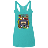 T-Shirts Tahiti Blue / X-Small Everything is awesome mix Women's Triblend Racerback Tank