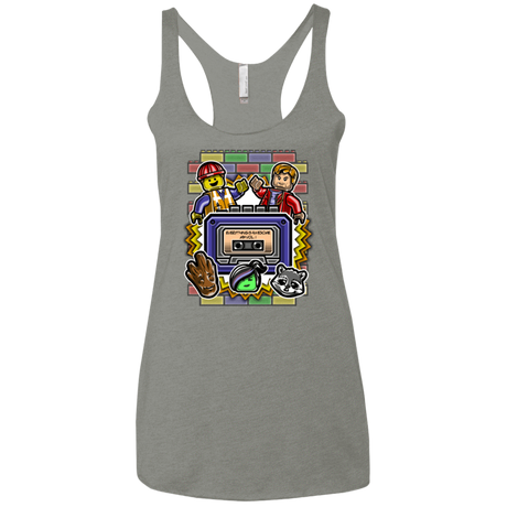 T-Shirts Venetian Grey / X-Small Everything is awesome mix Women's Triblend Racerback Tank