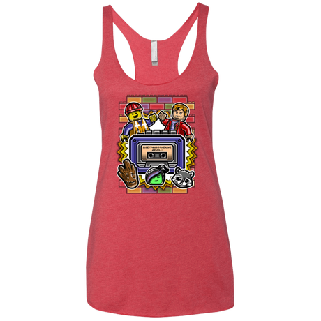 T-Shirts Vintage Red / X-Small Everything is awesome mix Women's Triblend Racerback Tank