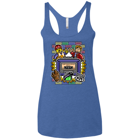 T-Shirts Vintage Royal / X-Small Everything is awesome mix Women's Triblend Racerback Tank
