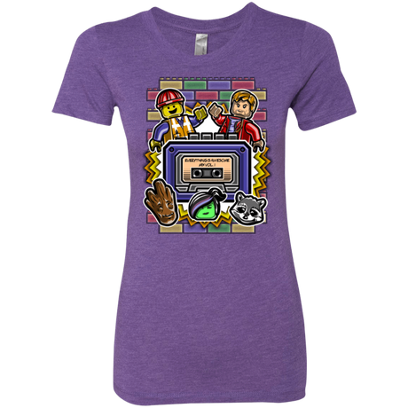 T-Shirts Purple Rush / Small Everything is awesome mix Women's Triblend T-Shirt