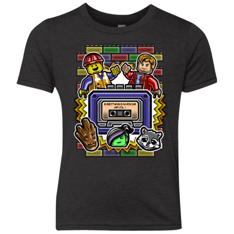 T-Shirts Vintage Black / YXS Everything is awesome mix Youth Triblend T-Shirt