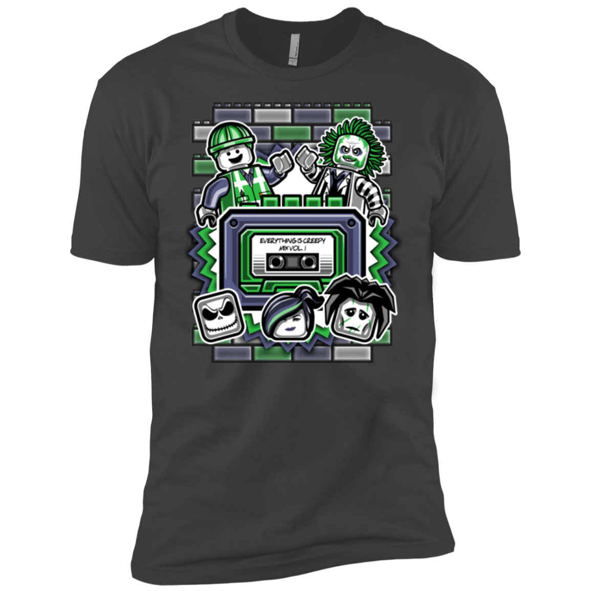 T-Shirts Heavy Metal / YXS Everything Is Creepy Mix Boys Premium T-Shirt