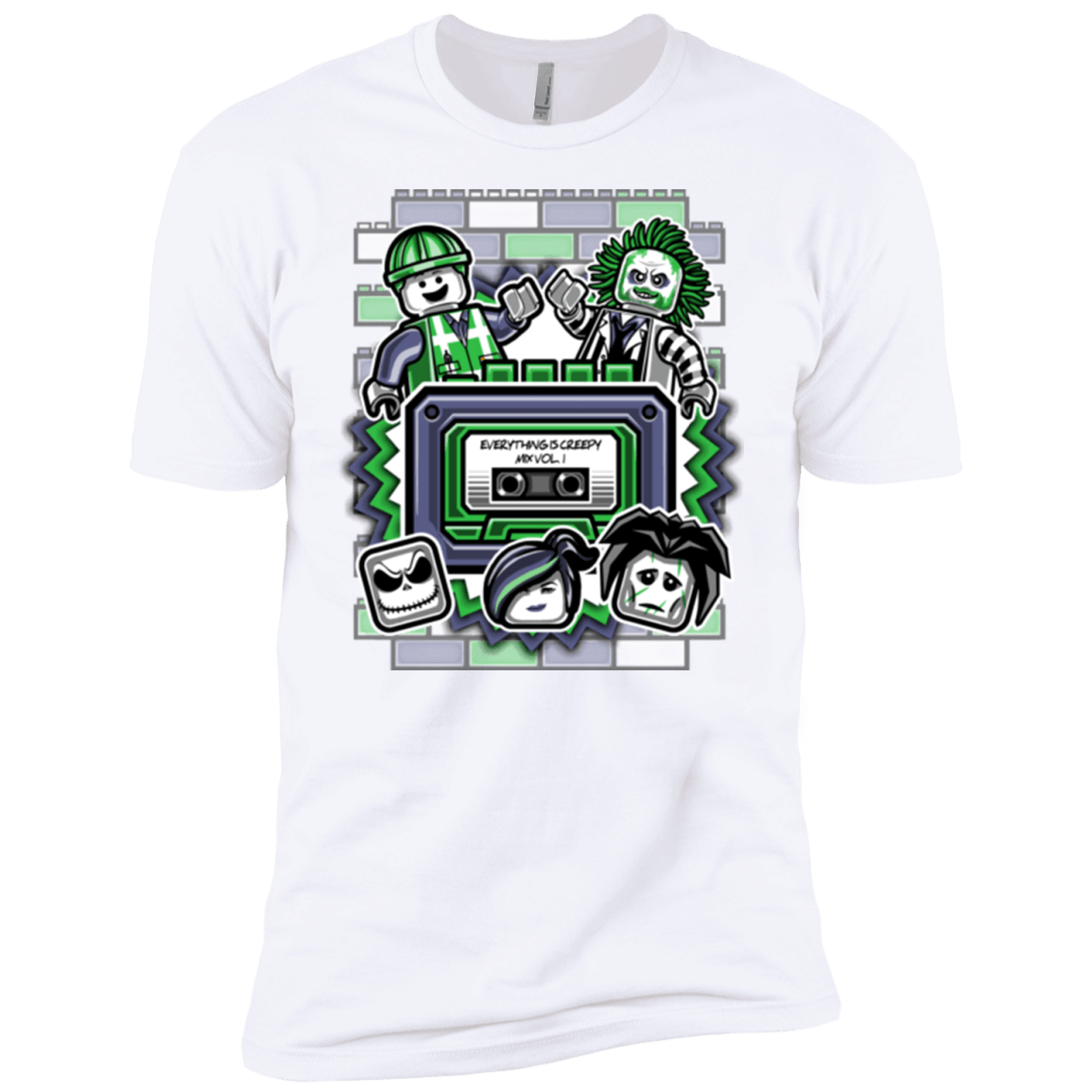 T-Shirts White / YXS Everything Is Creepy Mix Boys Premium T-Shirt