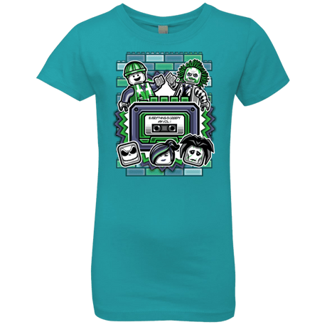 T-Shirts Tahiti Blue / YXS Everything Is Creepy Mix Girls Premium T-Shirt