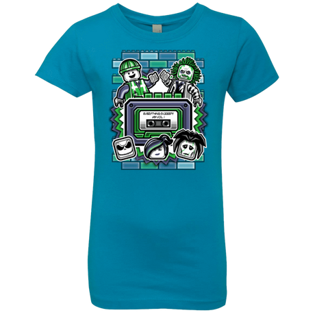 T-Shirts Turquoise / YXS Everything Is Creepy Mix Girls Premium T-Shirt