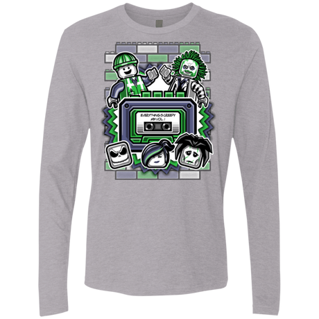 T-Shirts Heather Grey / Small Everything Is Creepy Mix Men's Premium Long Sleeve