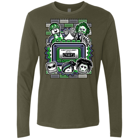 T-Shirts Military Green / Small Everything Is Creepy Mix Men's Premium Long Sleeve