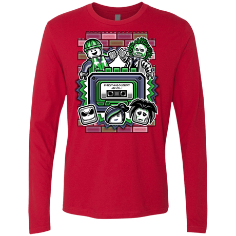 T-Shirts Red / Small Everything Is Creepy Mix Men's Premium Long Sleeve