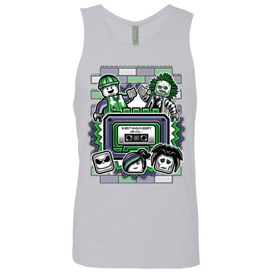 T-Shirts Heather Grey / Small Everything Is Creepy Mix Men's Premium Tank Top