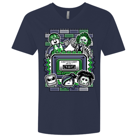 T-Shirts Midnight Navy / X-Small Everything Is Creepy Mix Men's Premium V-Neck