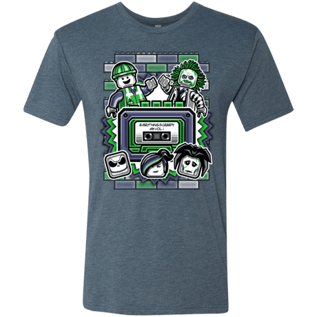 T-Shirts Indigo / Small Everything Is Creepy Mix Men's Triblend T-Shirt
