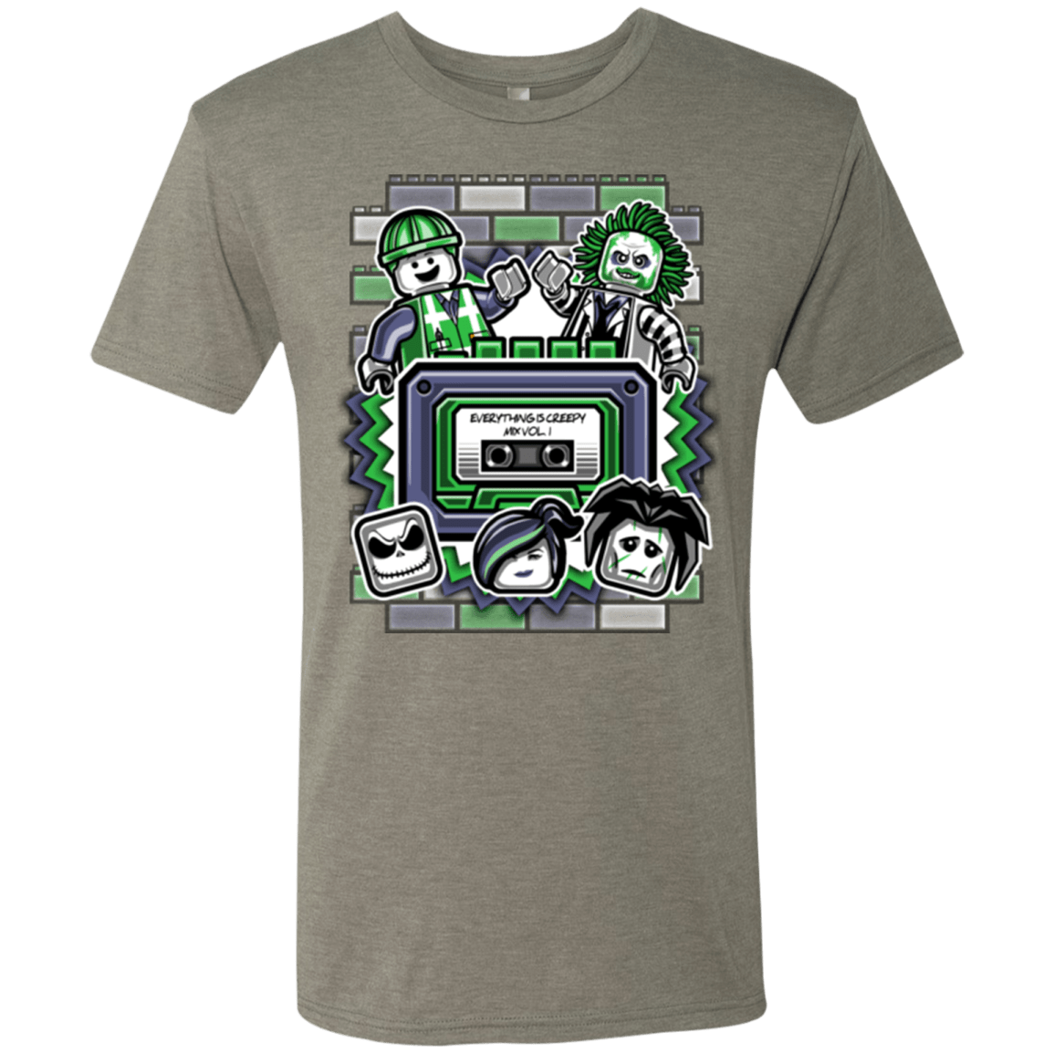 T-Shirts Venetian Grey / Small Everything Is Creepy Mix Men's Triblend T-Shirt