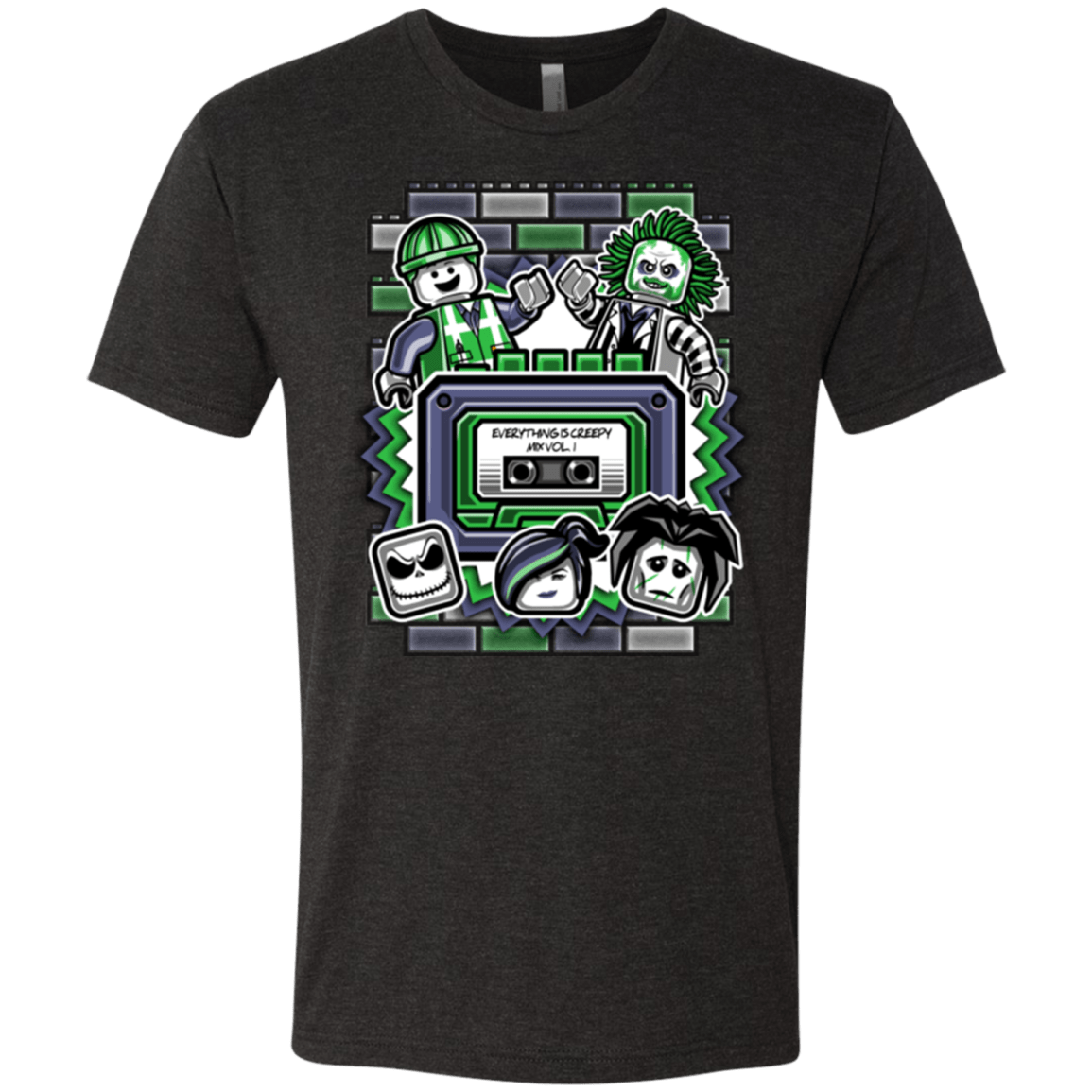 T-Shirts Vintage Black / Small Everything Is Creepy Mix Men's Triblend T-Shirt