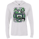 T-Shirts Heather White / X-Small Everything Is Creepy Mix Triblend Long Sleeve Hoodie Tee