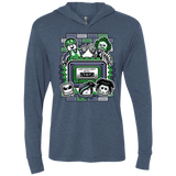 T-Shirts Indigo / X-Small Everything Is Creepy Mix Triblend Long Sleeve Hoodie Tee