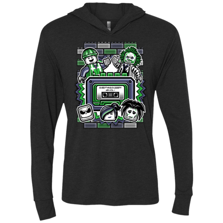 T-Shirts Vintage Black / X-Small Everything Is Creepy Mix Triblend Long Sleeve Hoodie Tee