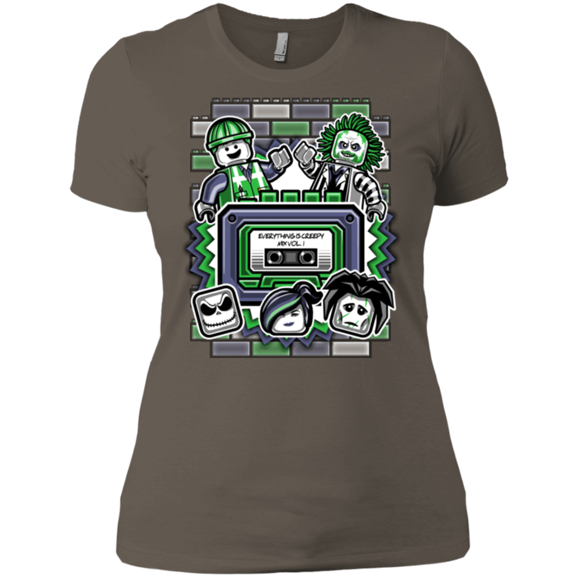 T-Shirts Warm Grey / X-Small Everything Is Creepy Mix Women's Premium T-Shirt