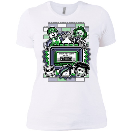 T-Shirts White / X-Small Everything Is Creepy Mix Women's Premium T-Shirt