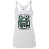 T-Shirts Heather White / X-Small Everything Is Creepy Mix Women's Triblend Racerback Tank