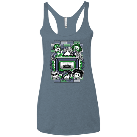 T-Shirts Indigo / X-Small Everything Is Creepy Mix Women's Triblend Racerback Tank