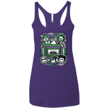 T-Shirts Purple Rush / X-Small Everything Is Creepy Mix Women's Triblend Racerback Tank