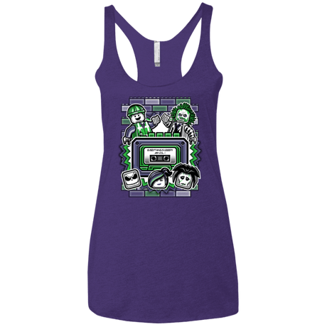T-Shirts Purple Rush / X-Small Everything Is Creepy Mix Women's Triblend Racerback Tank