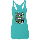 T-Shirts Tahiti Blue / X-Small Everything Is Creepy Mix Women's Triblend Racerback Tank