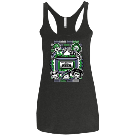 T-Shirts Vintage Black / X-Small Everything Is Creepy Mix Women's Triblend Racerback Tank