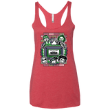 T-Shirts Vintage Red / X-Small Everything Is Creepy Mix Women's Triblend Racerback Tank
