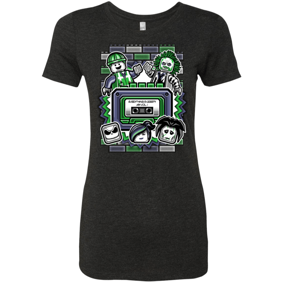 T-Shirts Vintage Black / Small Everything Is Creepy Mix Women's Triblend T-Shirt