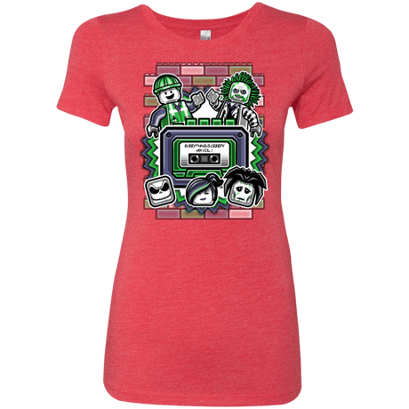 T-Shirts Vintage Red / Small Everything Is Creepy Mix Women's Triblend T-Shirt