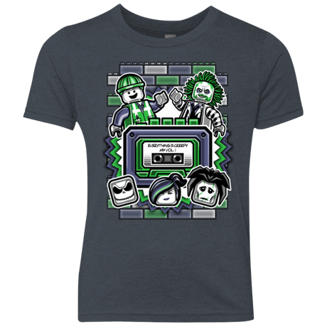 T-Shirts Vintage Navy / YXS Everything Is Creepy Mix Youth Triblend T-Shirt