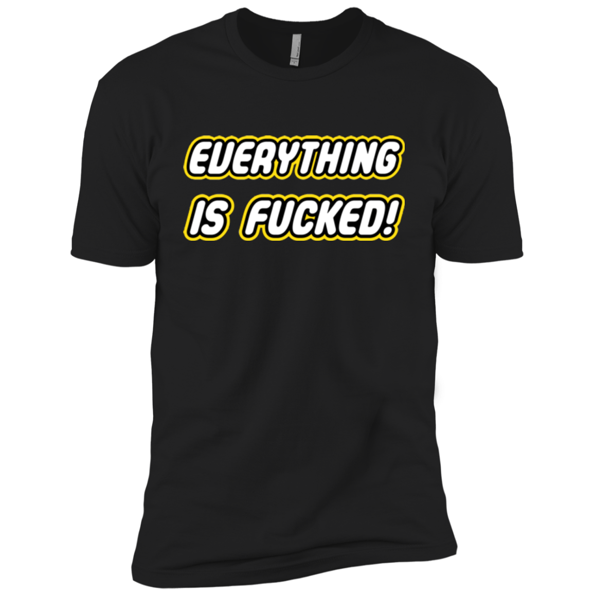 T-Shirts Black / YXS Everything is Fucked Boys Premium T-Shirt