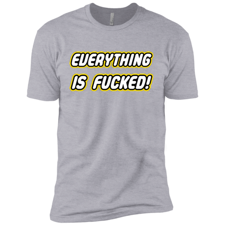 T-Shirts Heather Grey / YXS Everything is Fucked Boys Premium T-Shirt