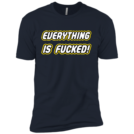 T-Shirts Midnight Navy / YXS Everything is Fucked Boys Premium T-Shirt