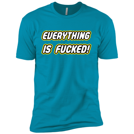 T-Shirts Turquoise / YXS Everything is Fucked Boys Premium T-Shirt